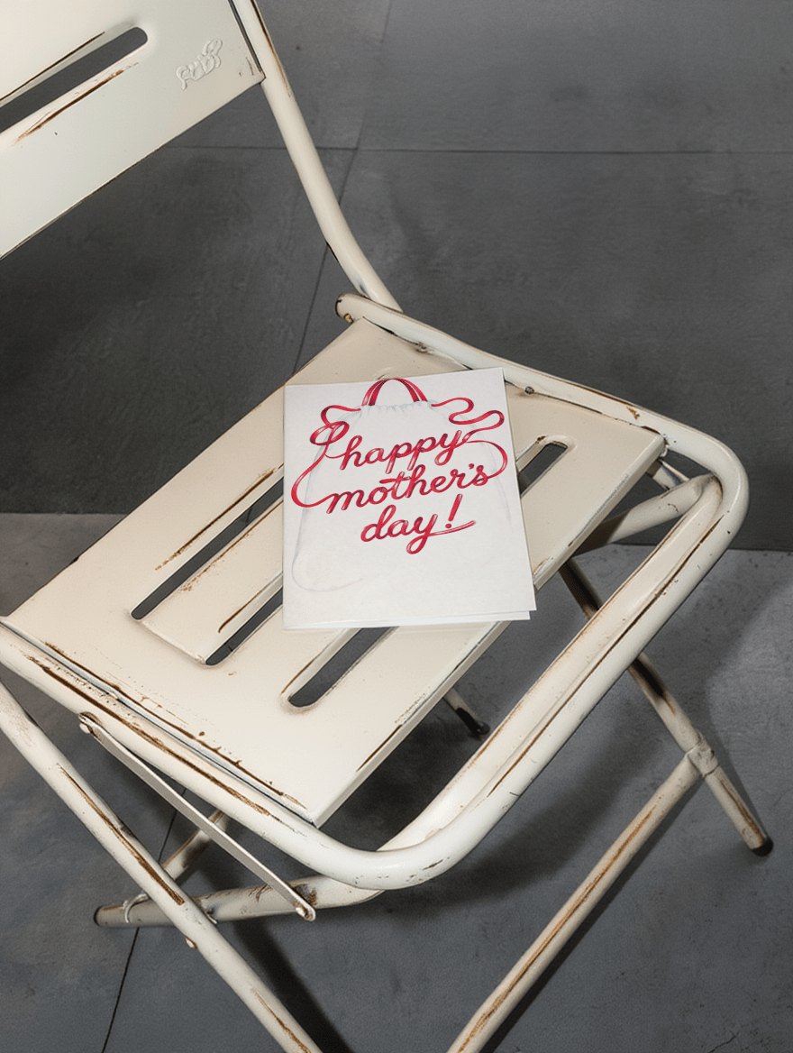 happy mother's day bow mockup 2