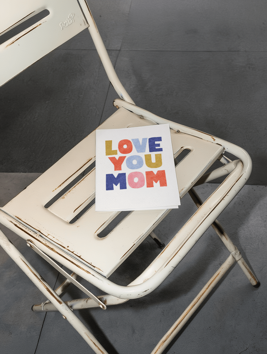 love you mom typography mockup 2