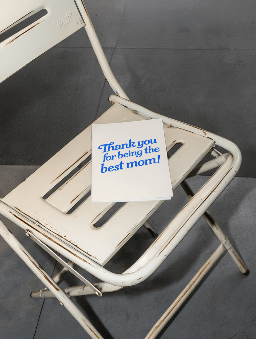 thank you for being the best mom mockup 2