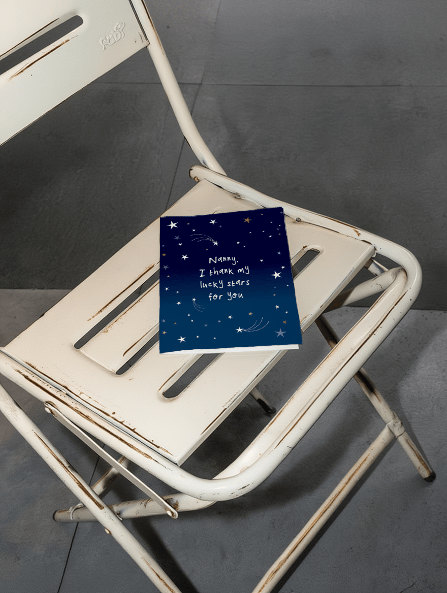 nana i thank my lucky stars for you mockup 2