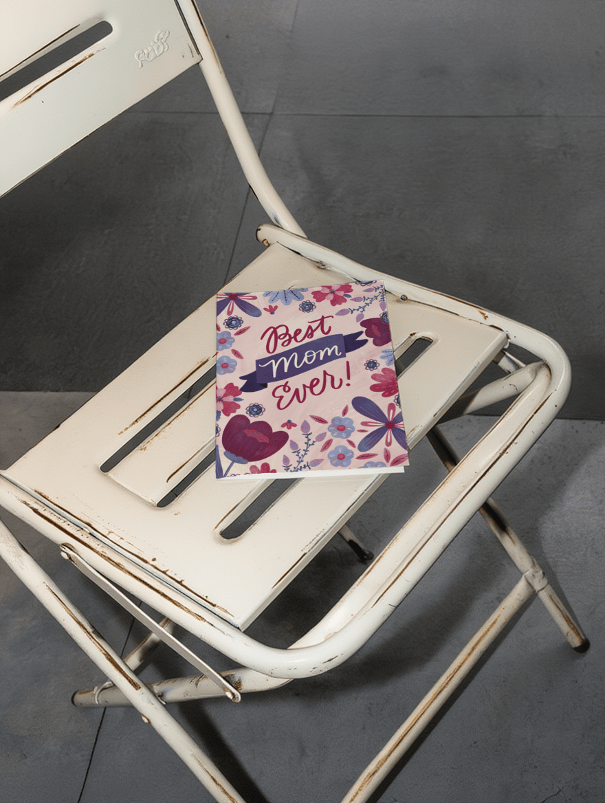best mom ever floral design mockup 2