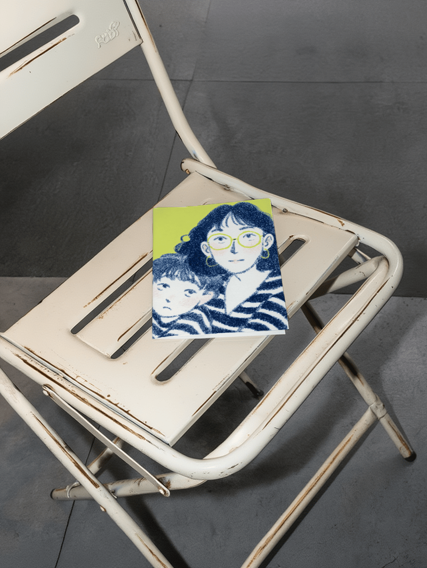 Mom and son hugging mockup 2