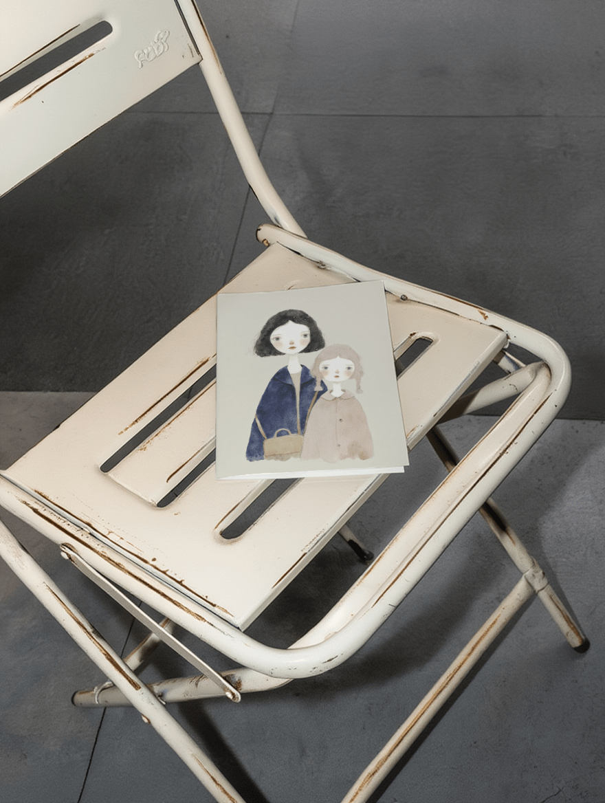 mom and daughter aesthetic mockup 2