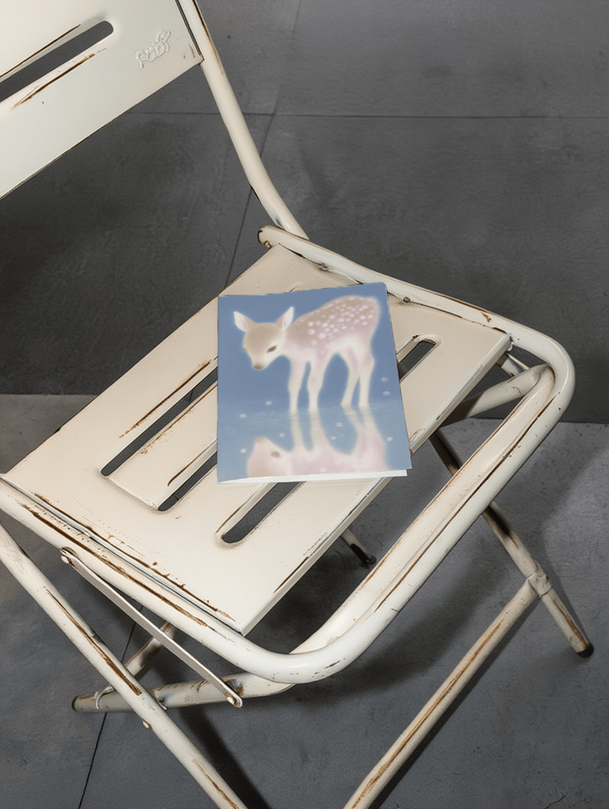 A cute fawn for Dear future me mockup 2