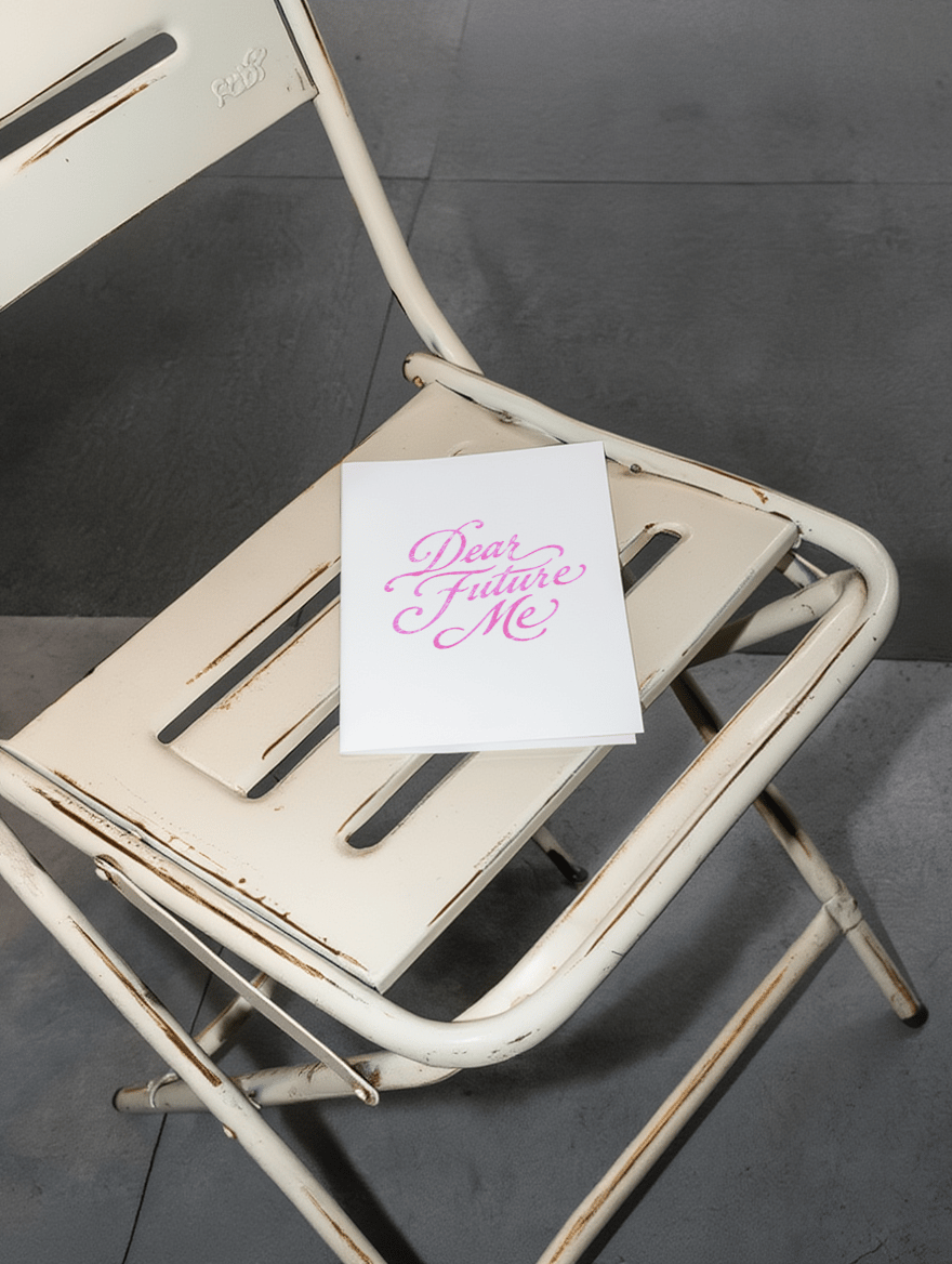A card for Dear future me mockup 2
