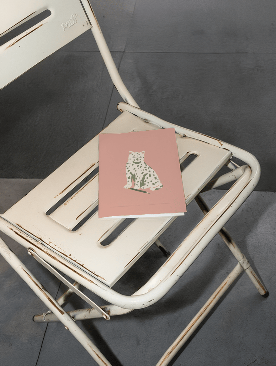 A leopard for Dear future me mockup 2