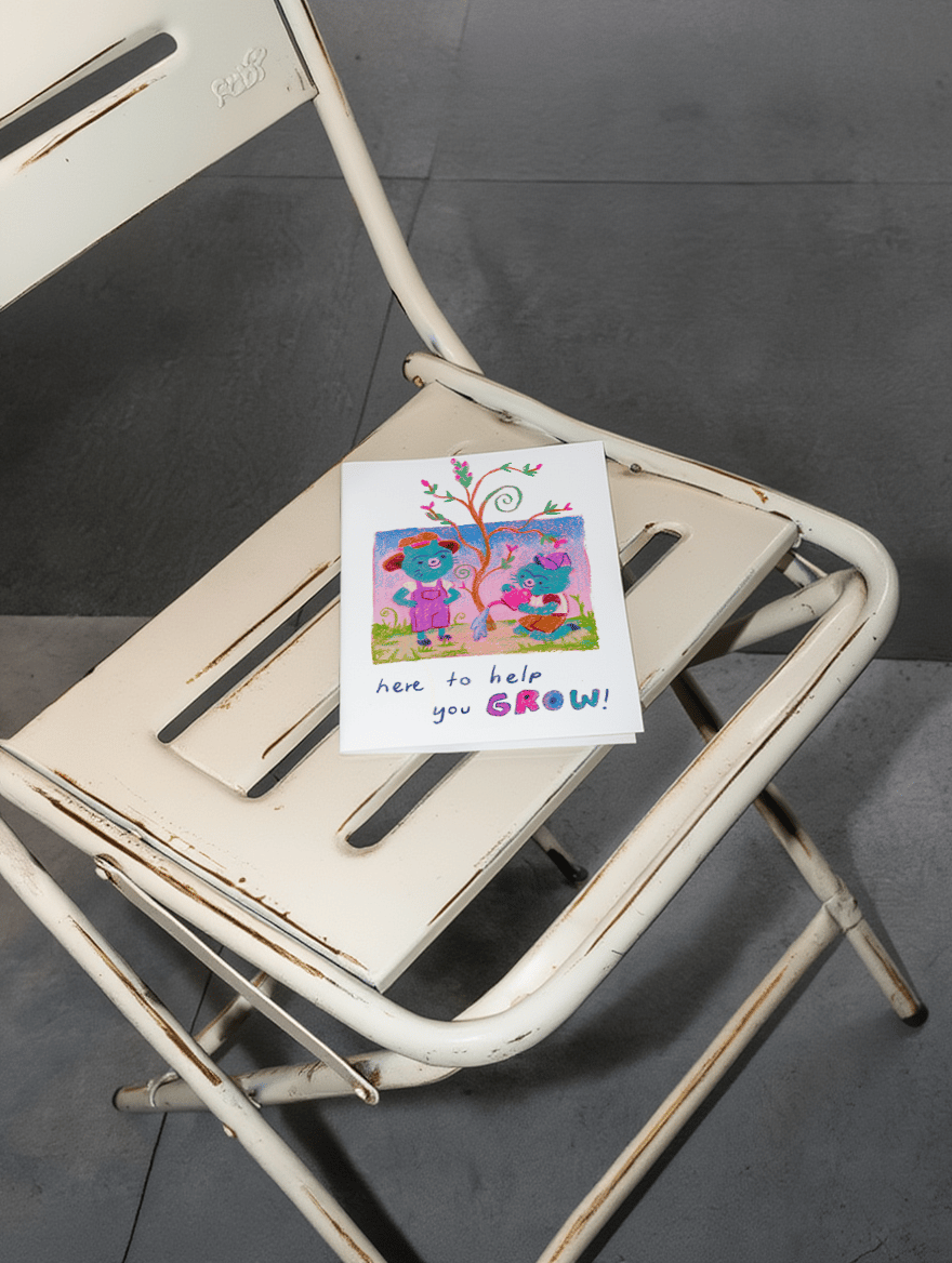 here to help you grow mockup 2