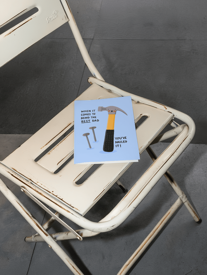 You've Nailed It Dad Card mockup 2