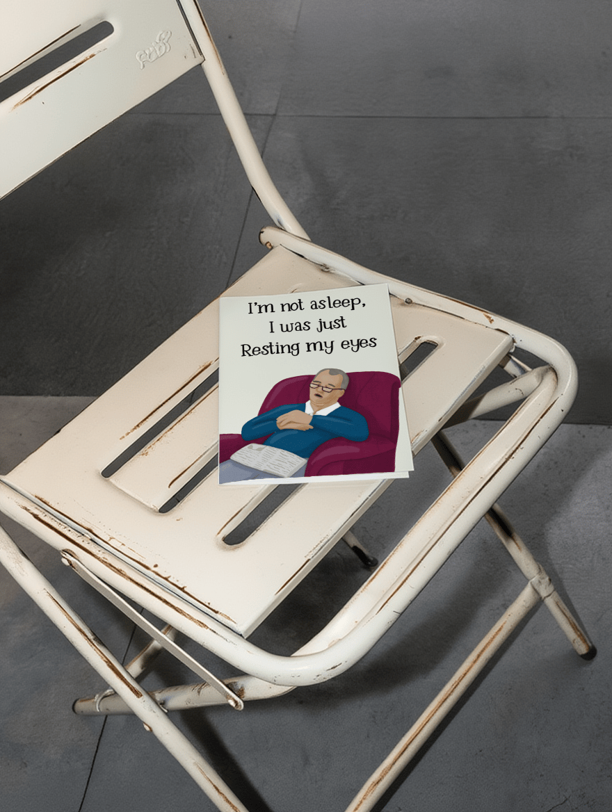 Just Resting My Eyes mockup 2