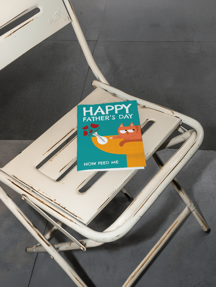 Father's Day From The Cat mockup 2