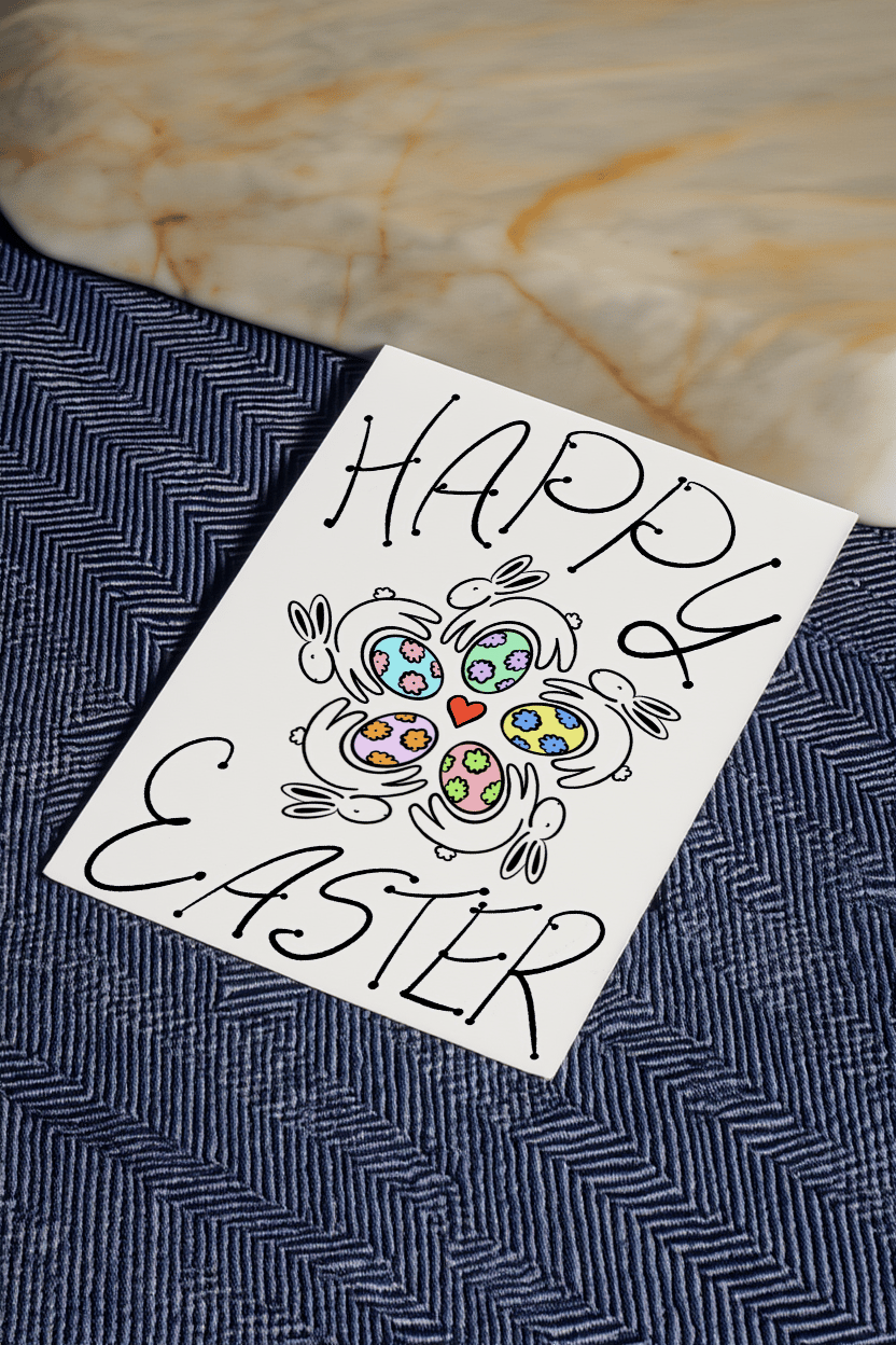 Happy Easter mockup 2