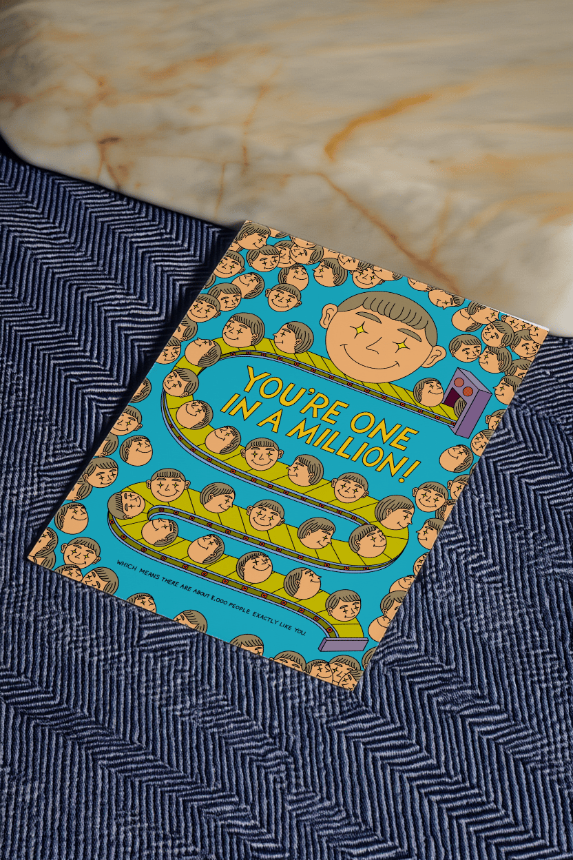 you're one in a million mockup 2