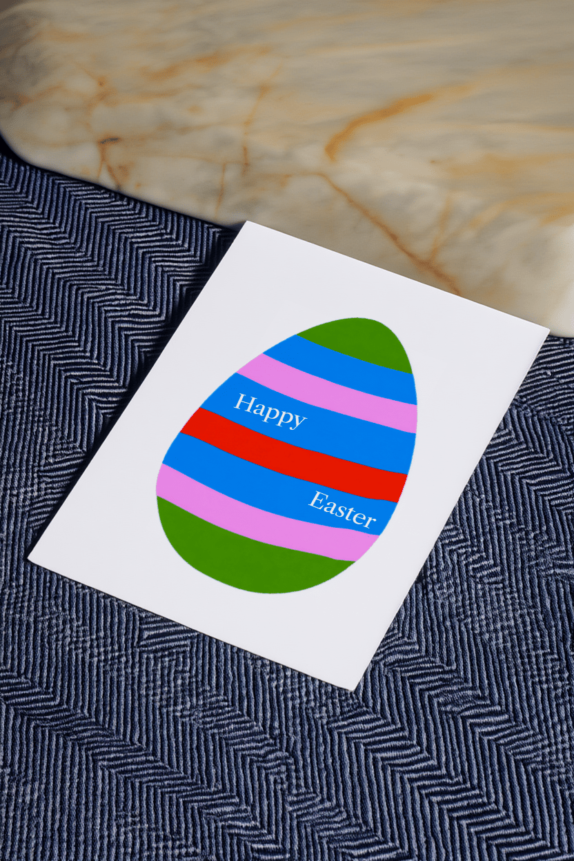 happy easter egg mockup 2