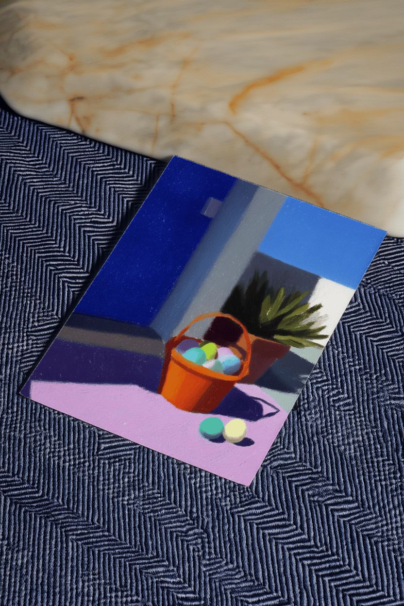 easter egg painting mockup 2