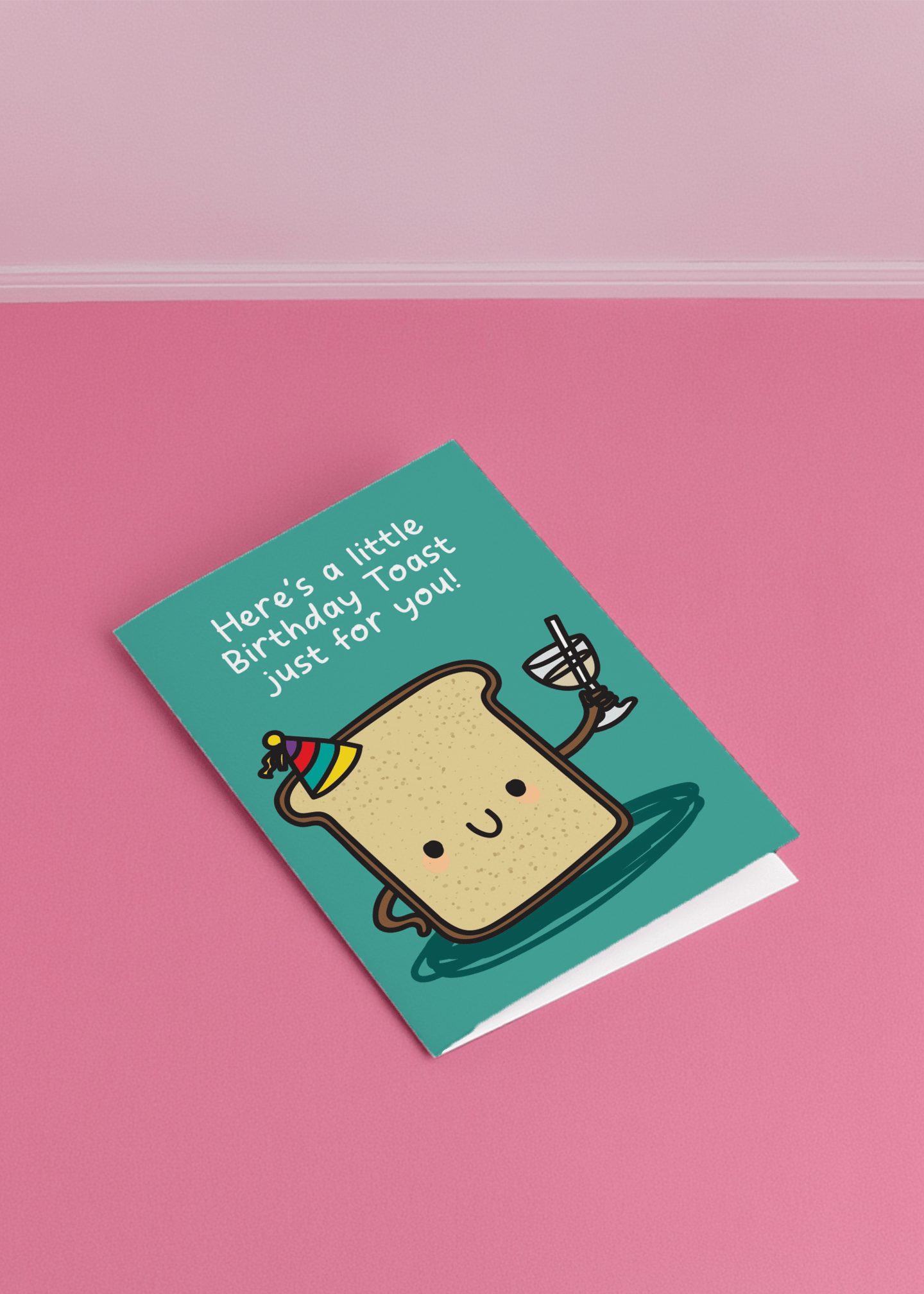 Here's a Little Birthday Toast Just for You mockup 1