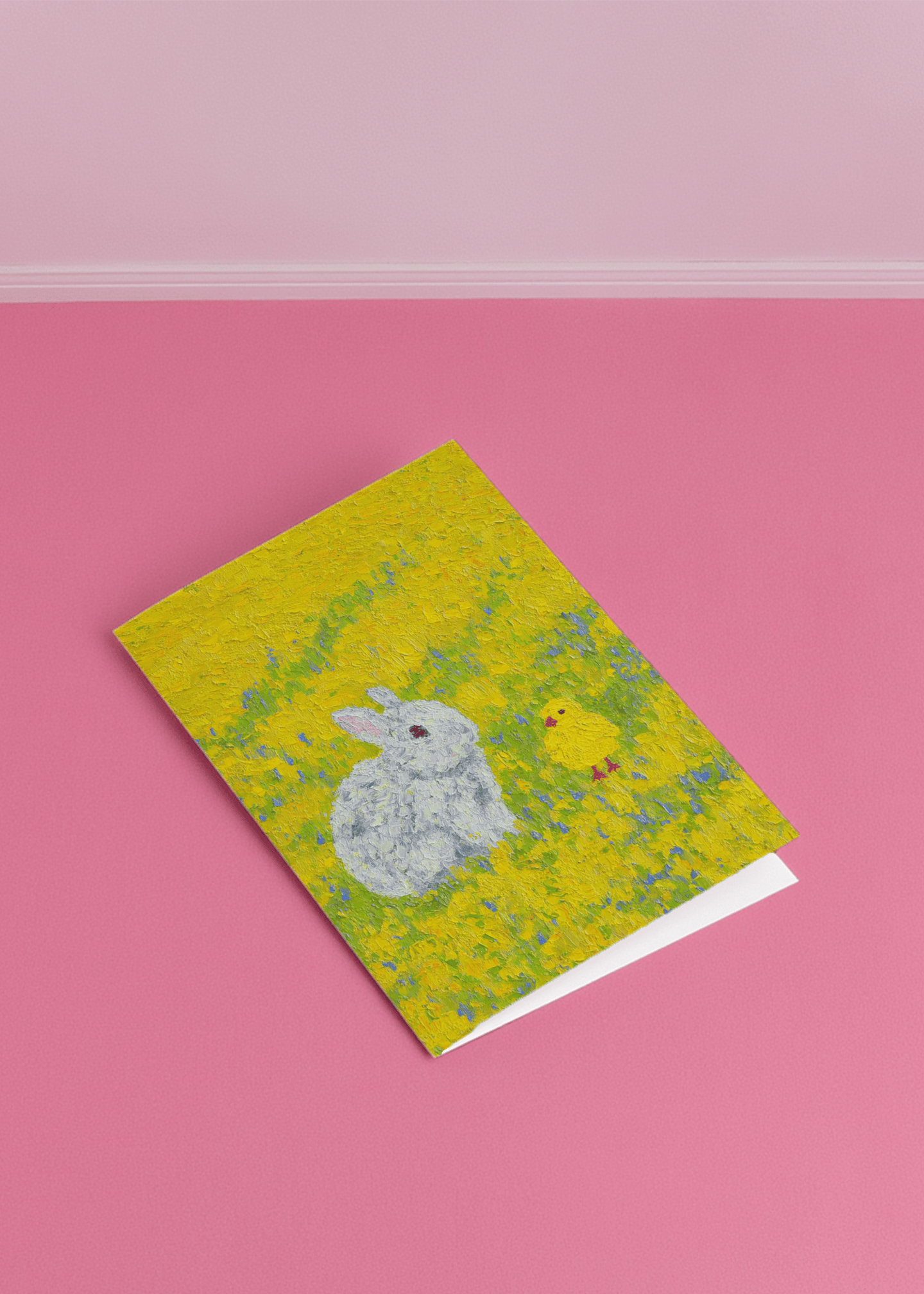 chick and bunny painting mockup 1