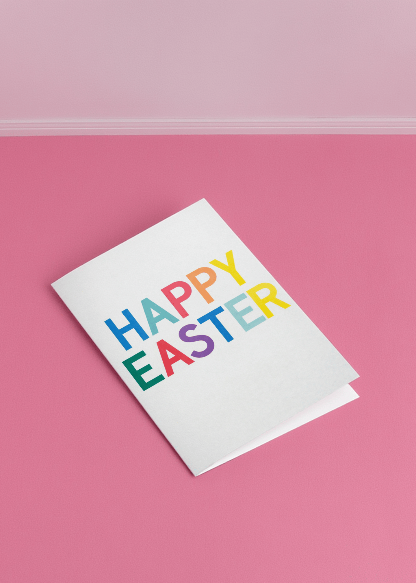 Happy easter colored mockup 1