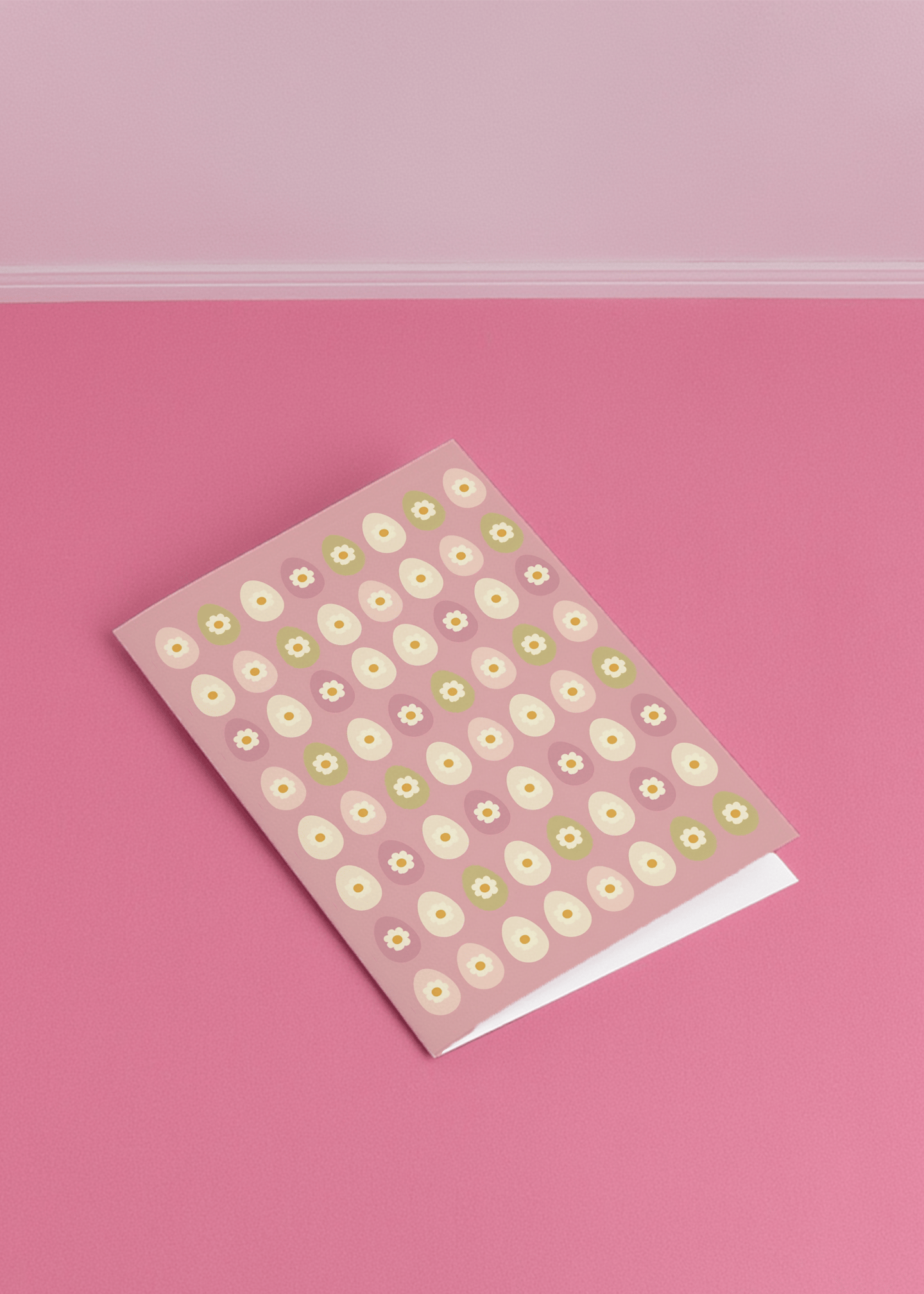 Charming Daisies Easter Card mockup 1