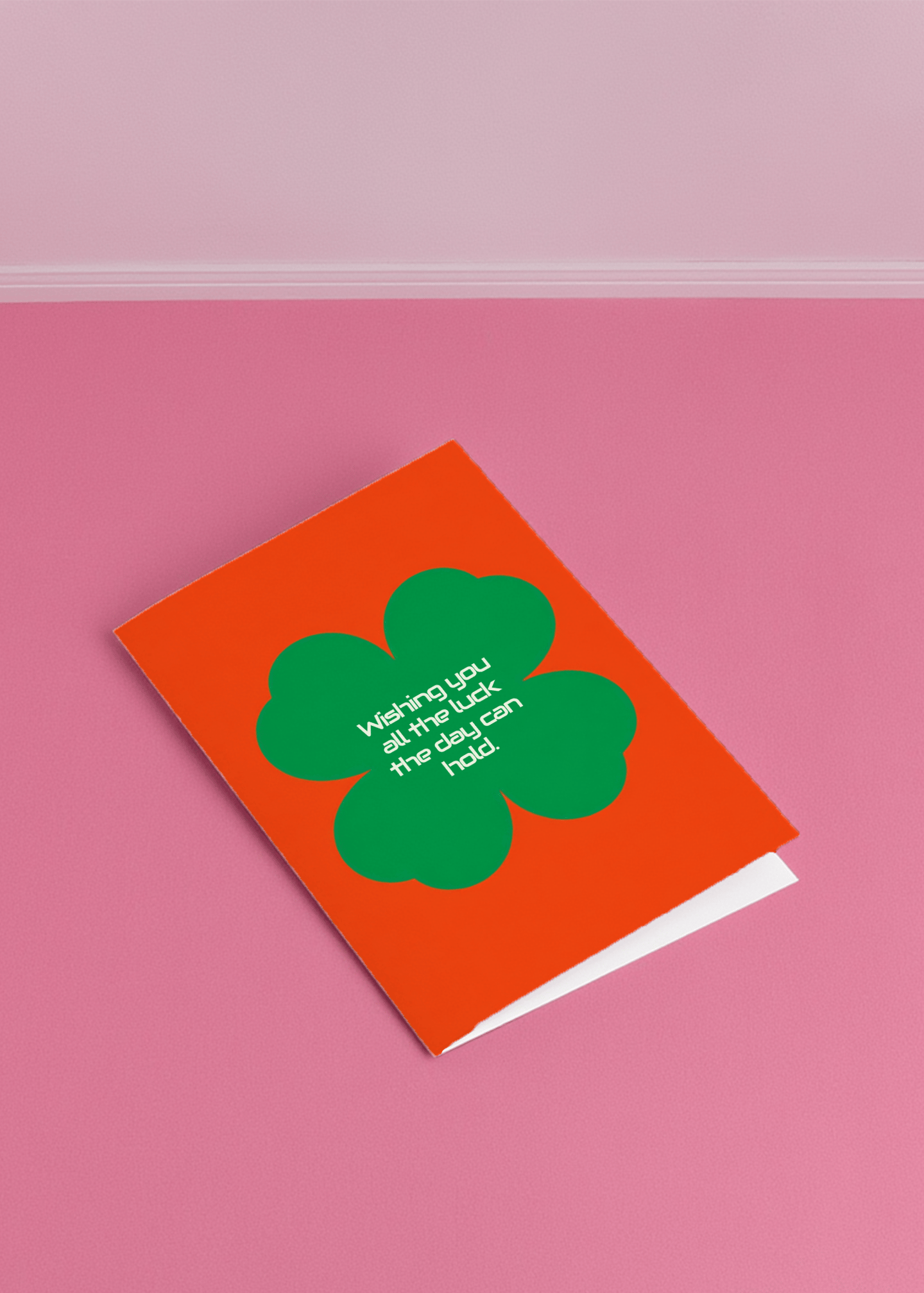Good Luck Clover Card mockup 1