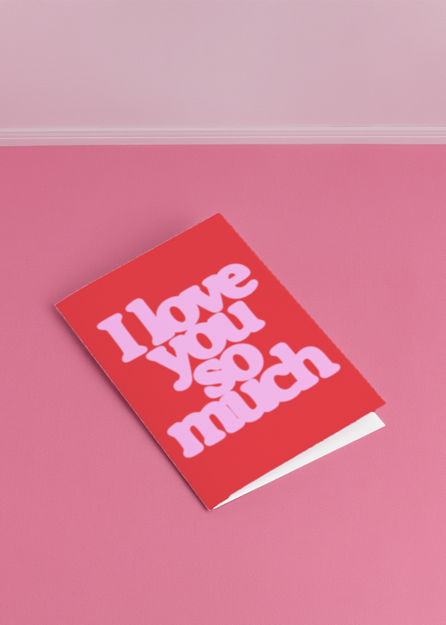 Bold Love Statement Card mockup 1