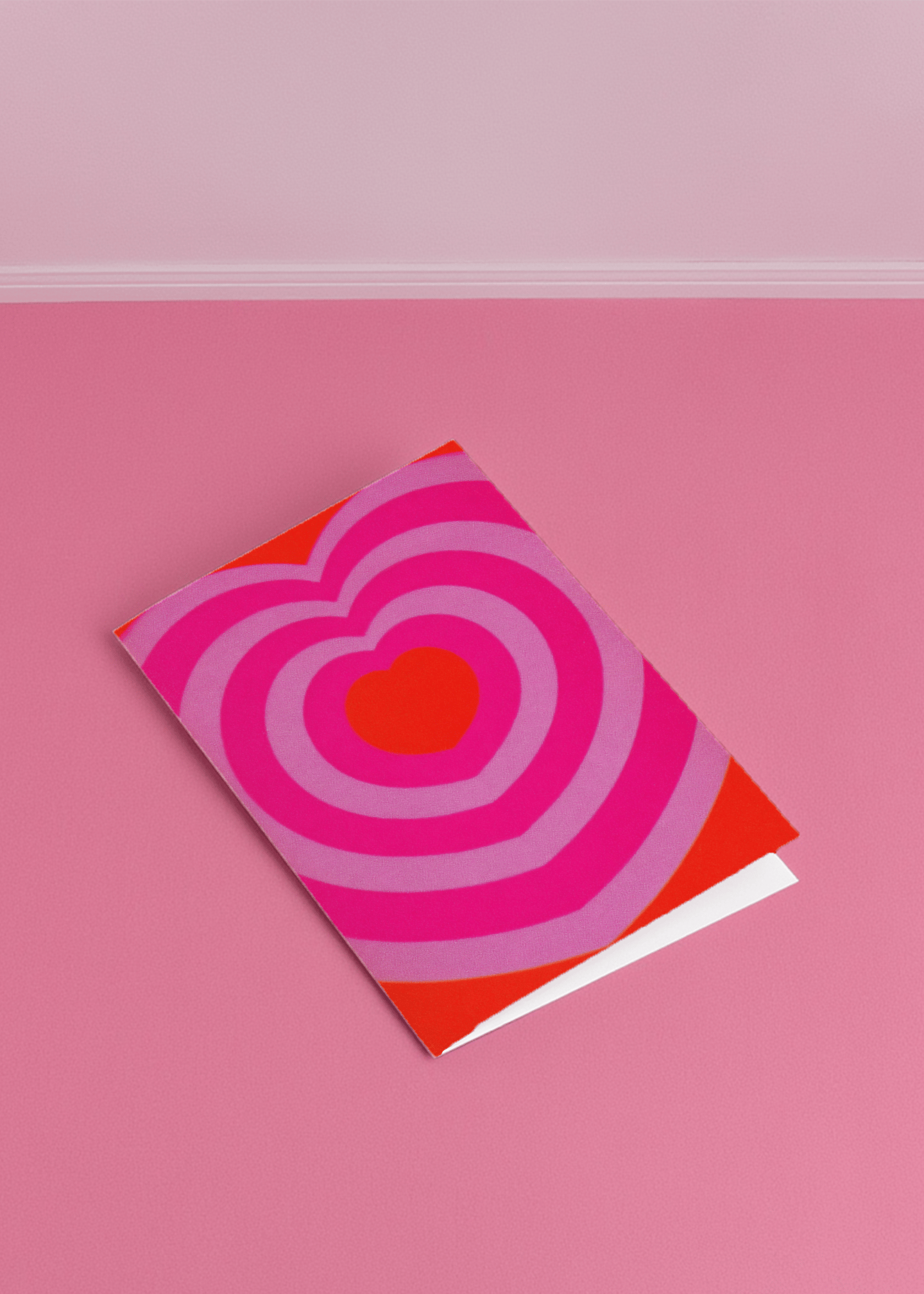 Radiant Heartbeat Greeting Card mockup 1
