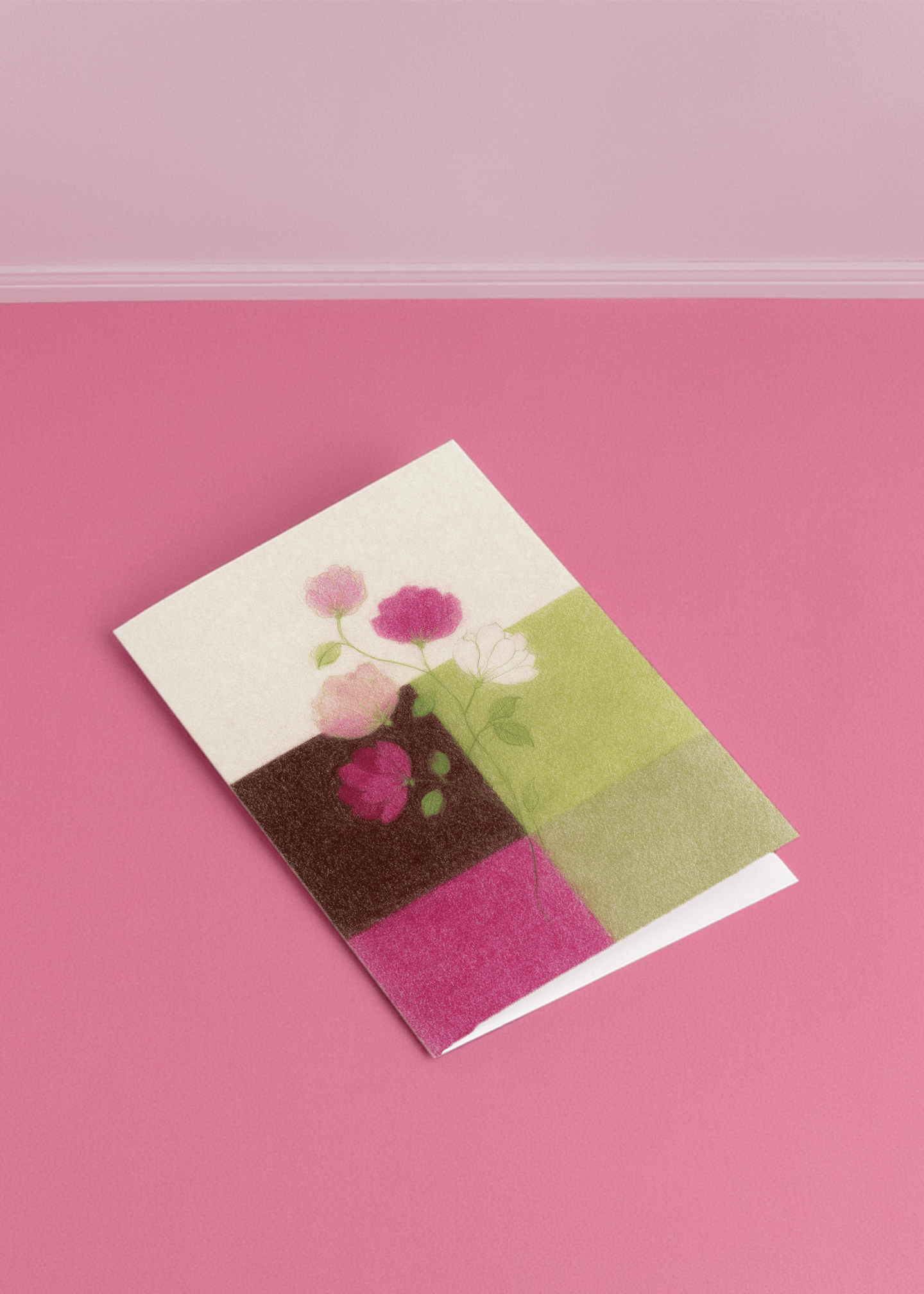 Charming Floral Elegance Card mockup 1