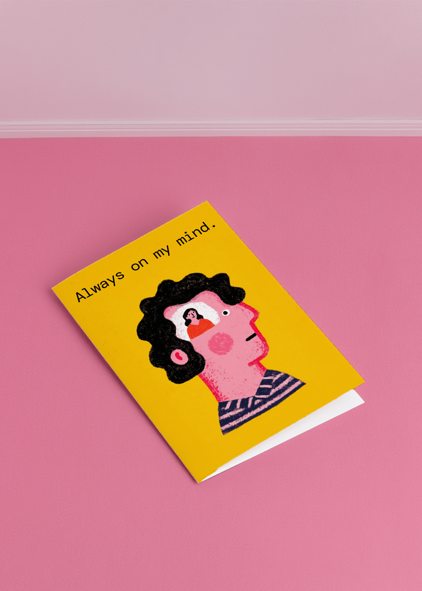 Always on My Mind Card mockup 1