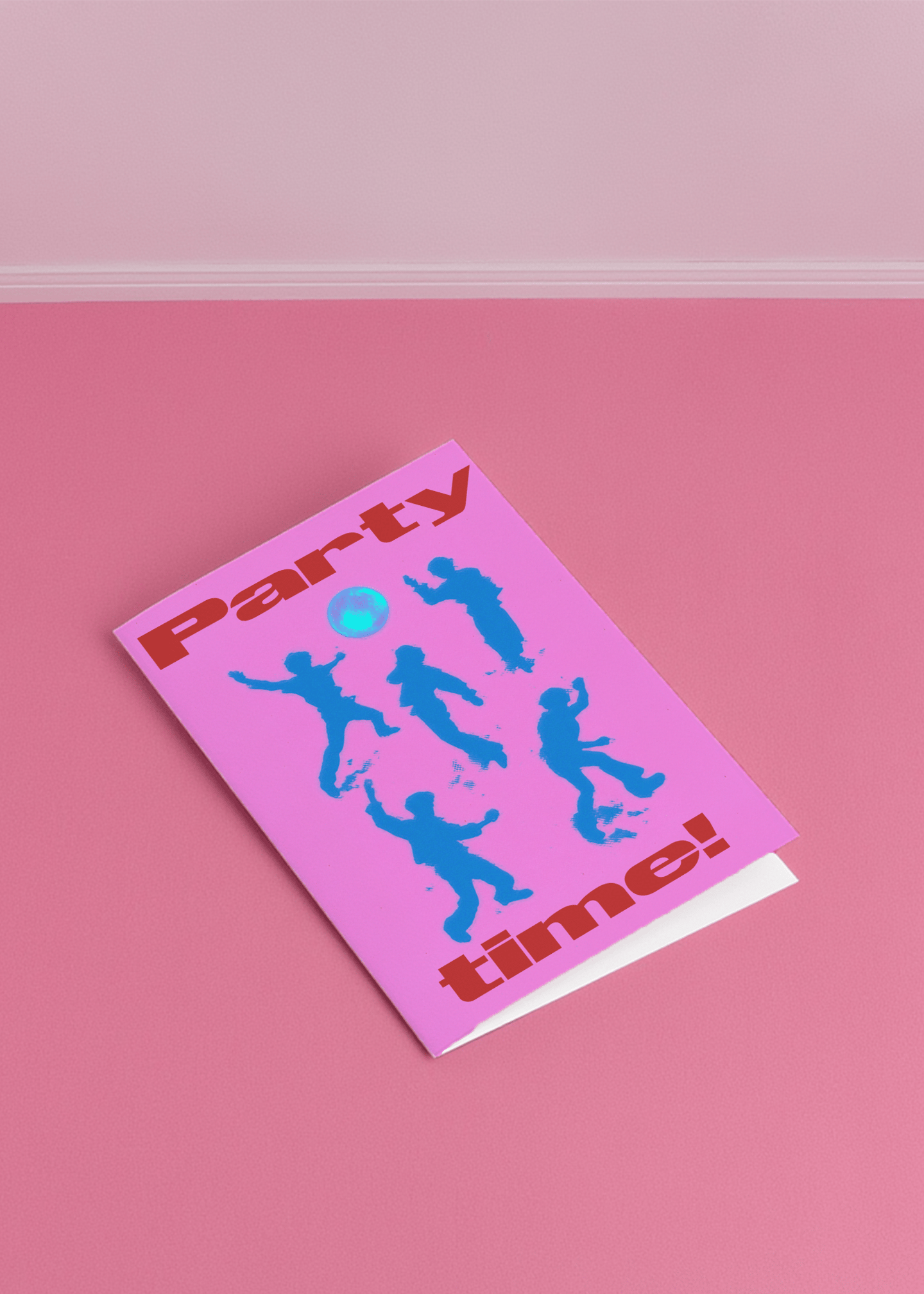Festive Dance Party Card mockup 1
