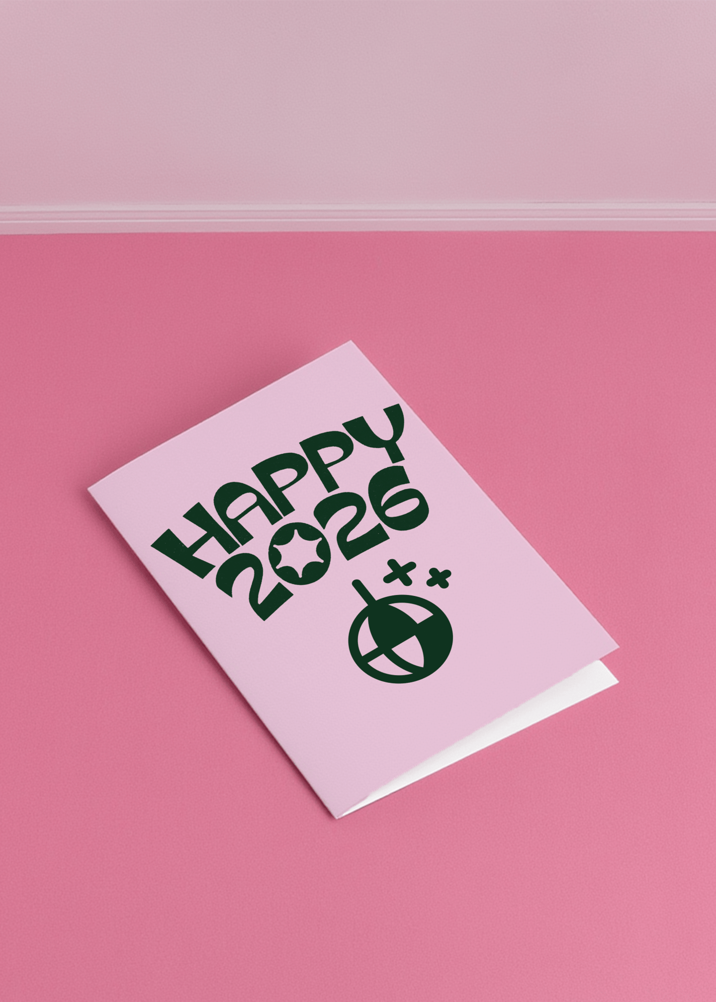 Happy 2026 Celebration Card mockup 1