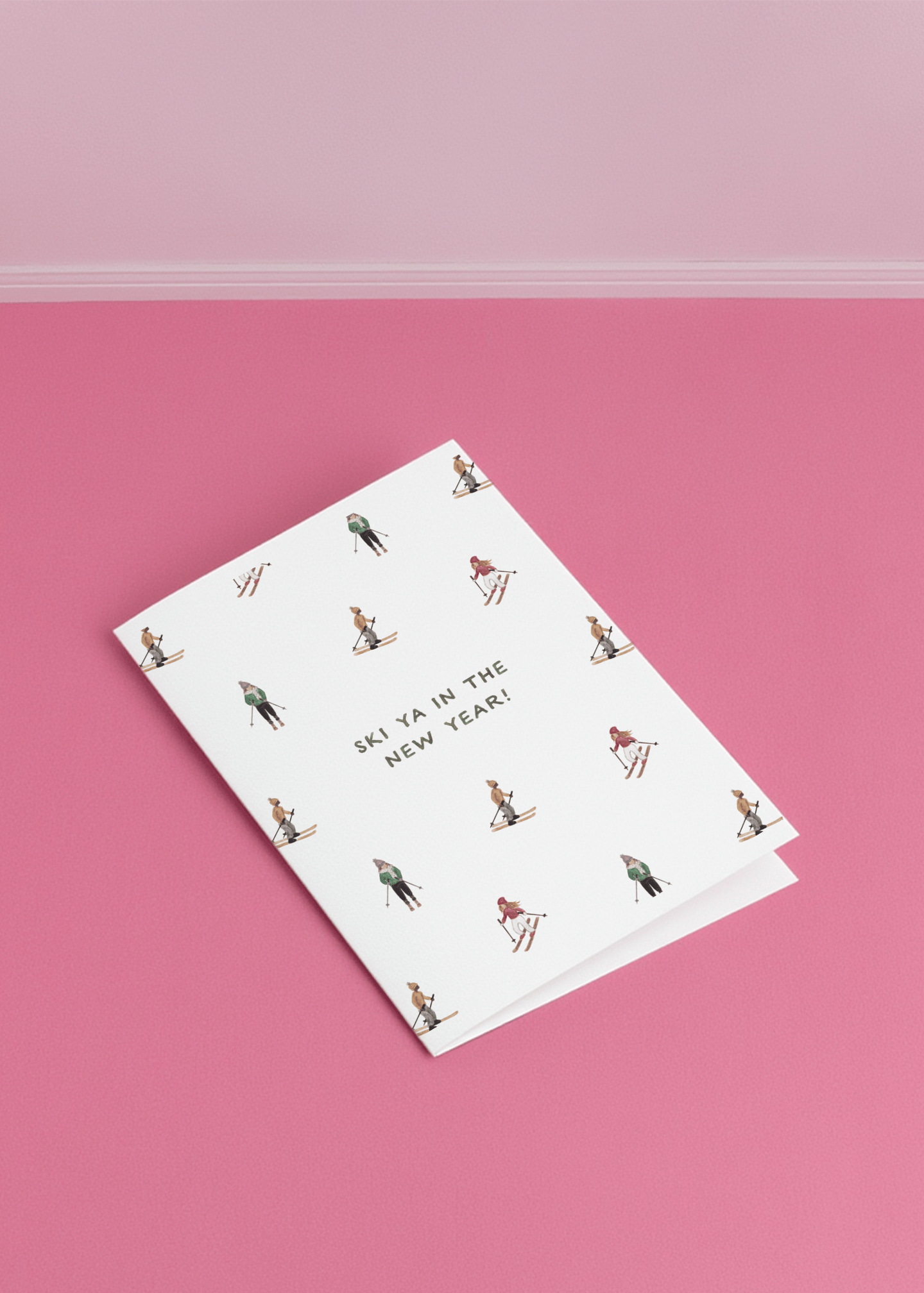 Ski Ya in the New Year Card mockup 1