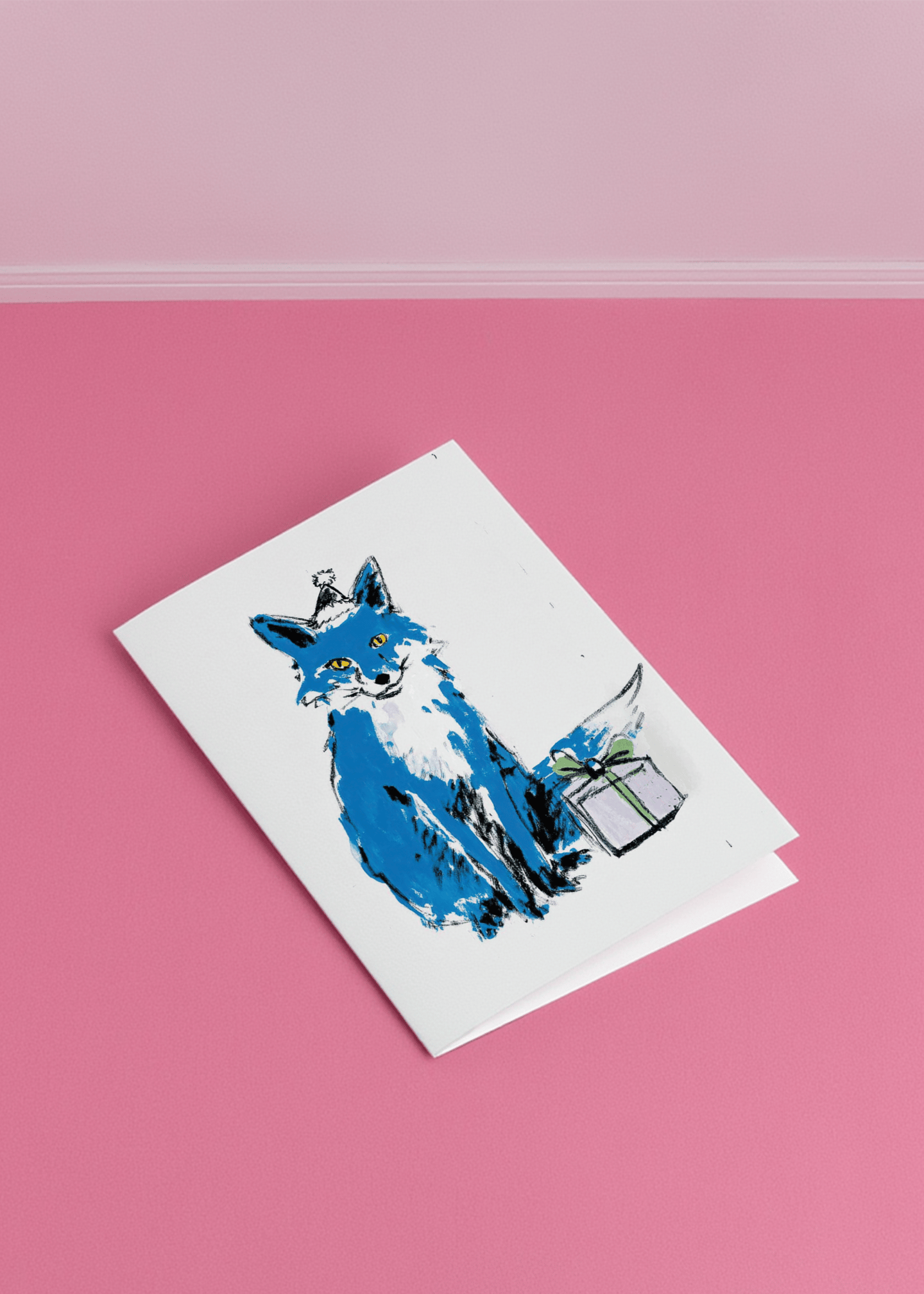 Blue Fox Birthday Cheer mockup 1