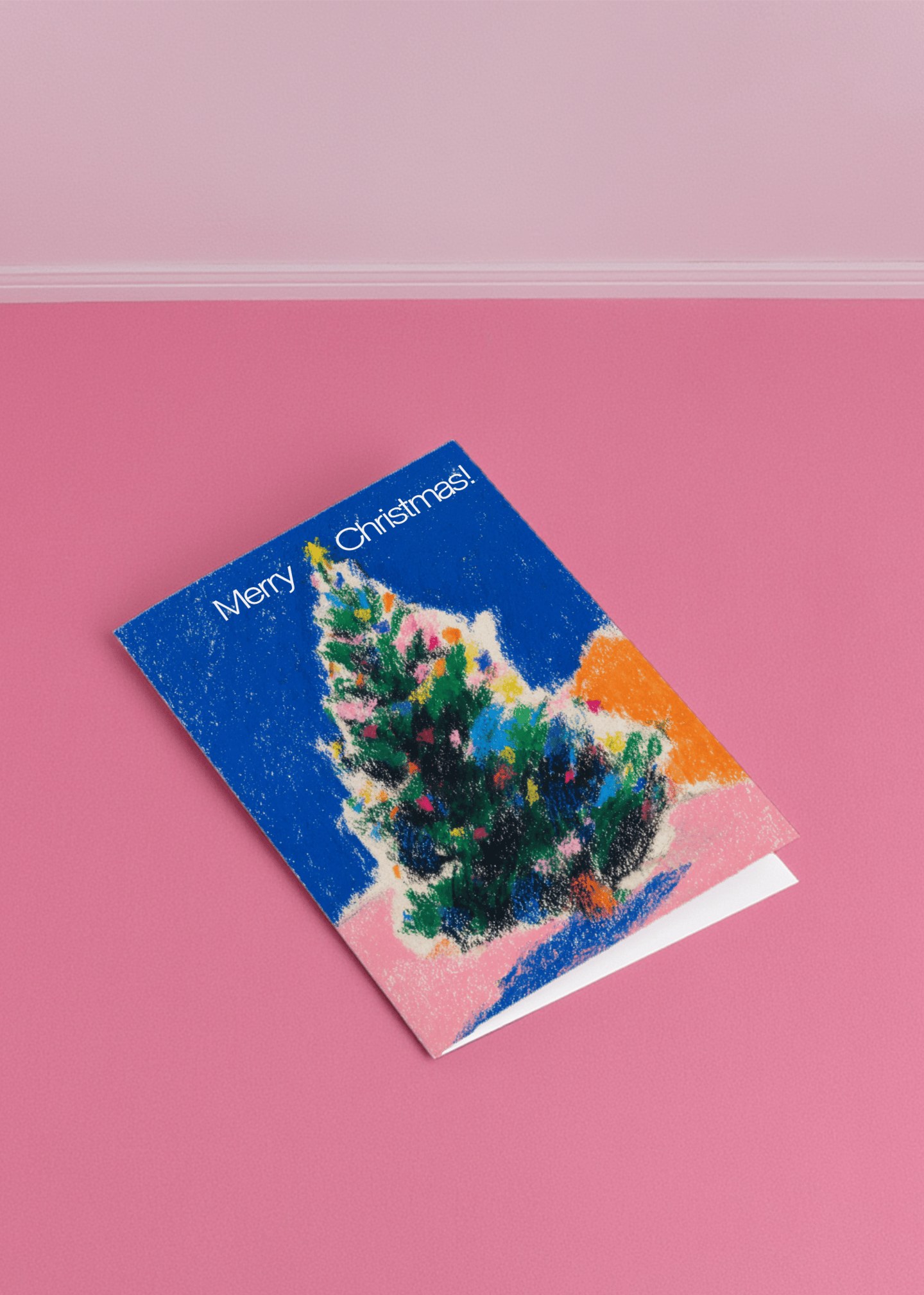 Festive Christmas Tree Greeting mockup 1
