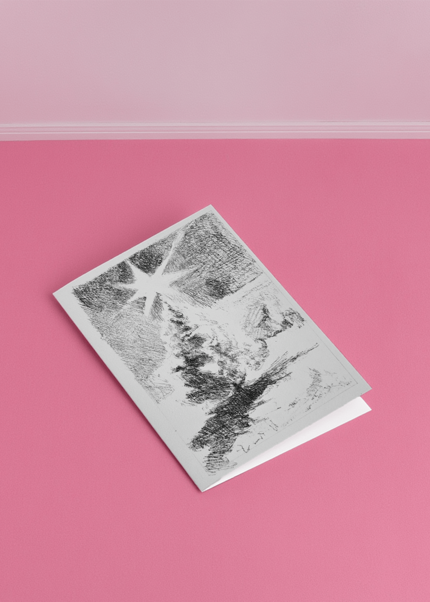 Starry Night Holiday Card mockup 1