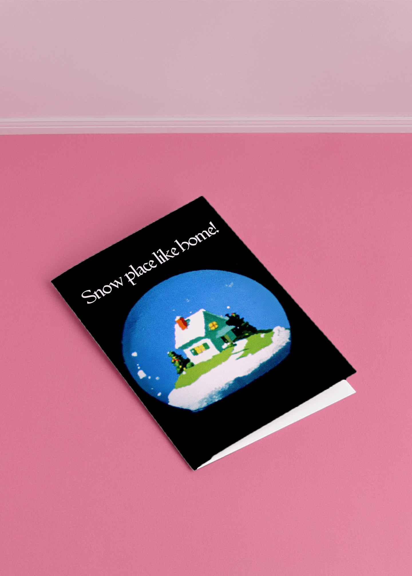 Cozy Winter Wonderland Card mockup 1