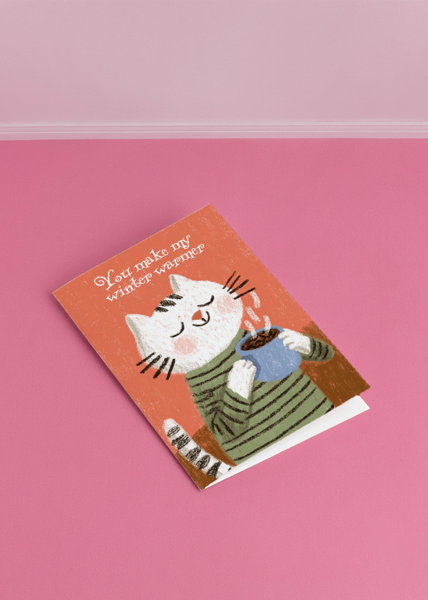 Cozy Cat Winter Wishes mockup 1