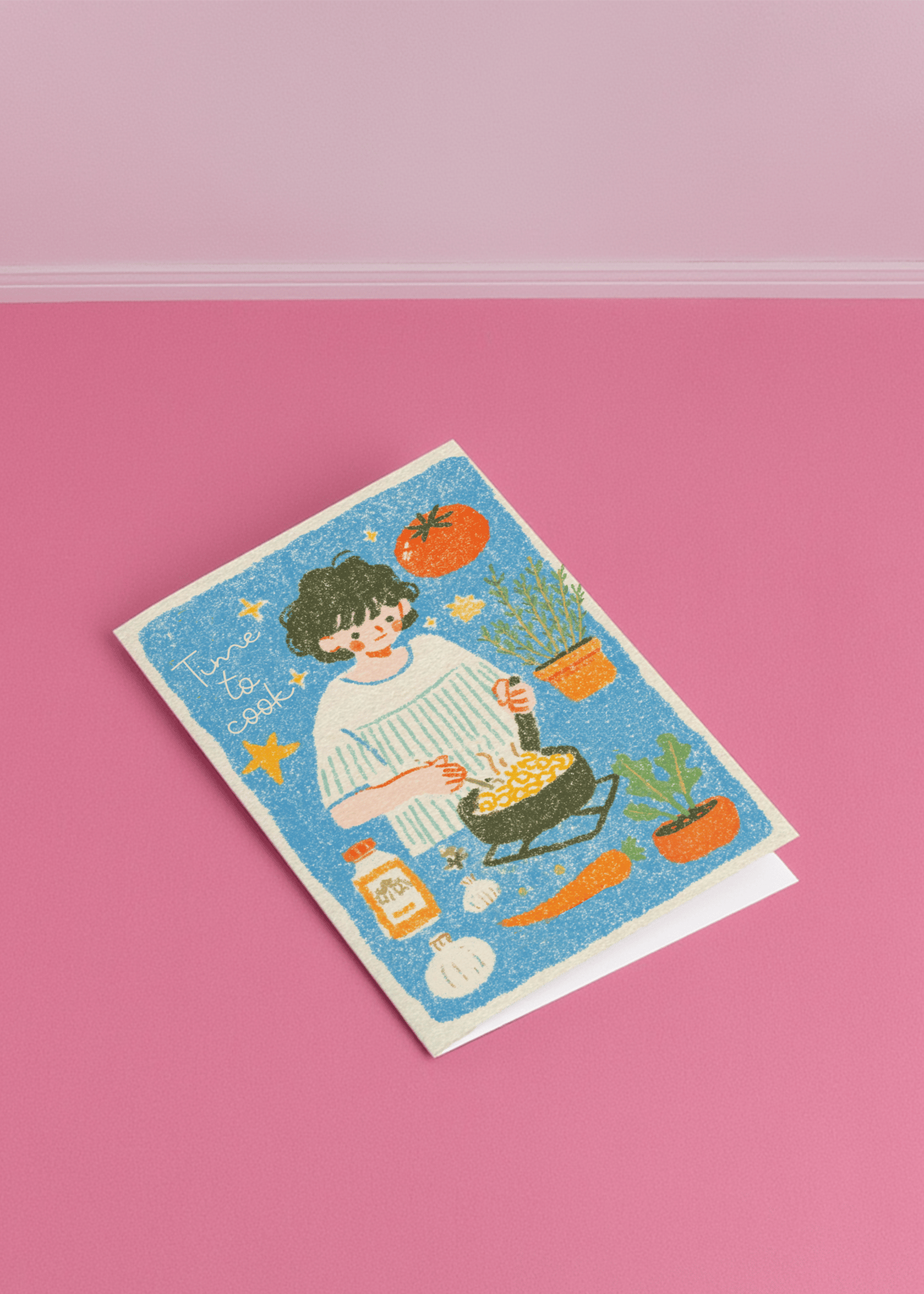 Time to Cook Fun Card mockup 1
