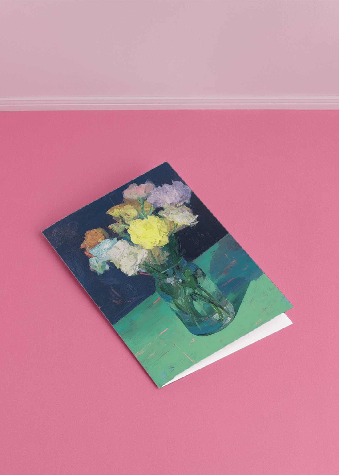 Vivid Blooms in Vase mockup 1