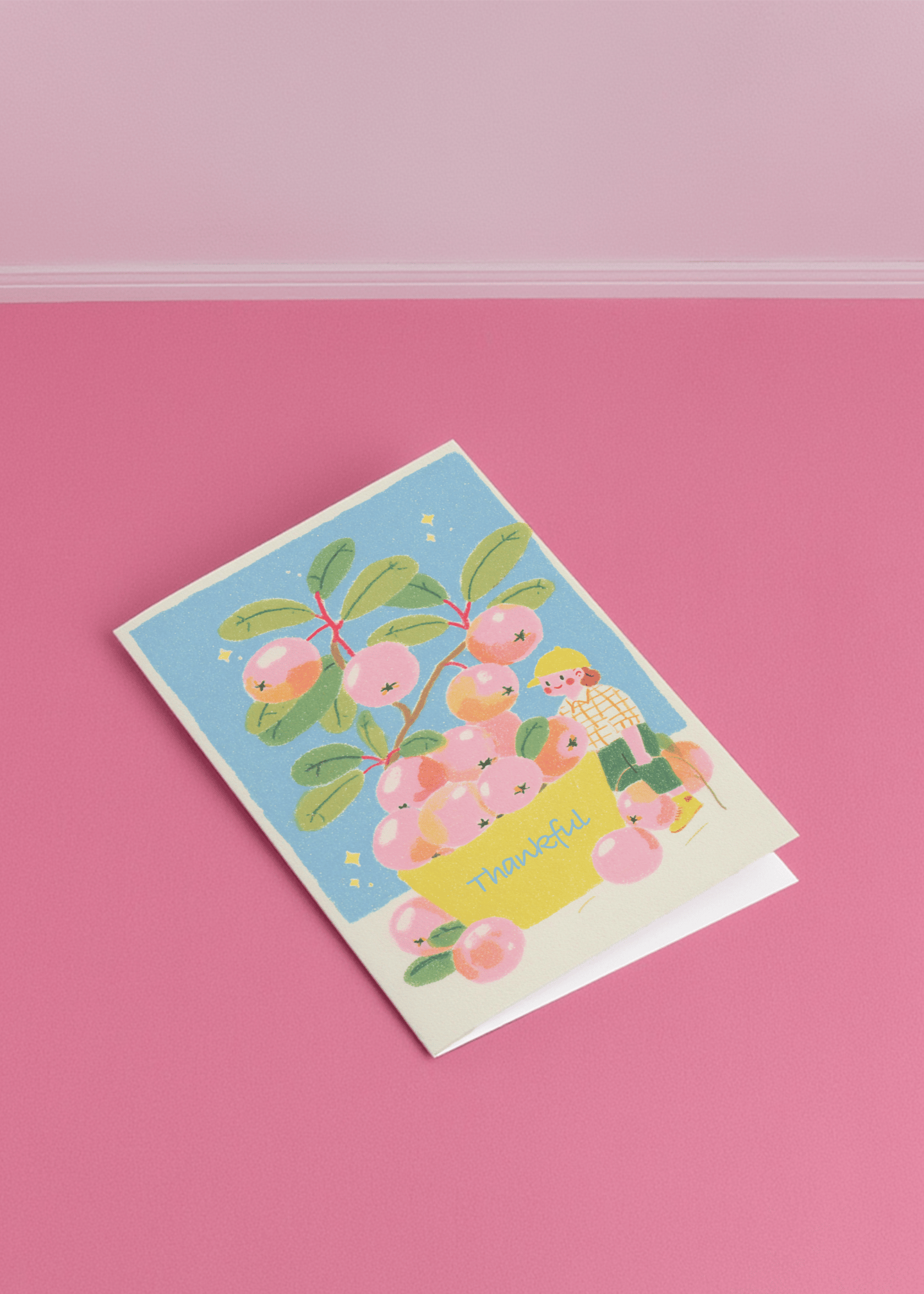 Charming Orchard Thank You Card mockup 1