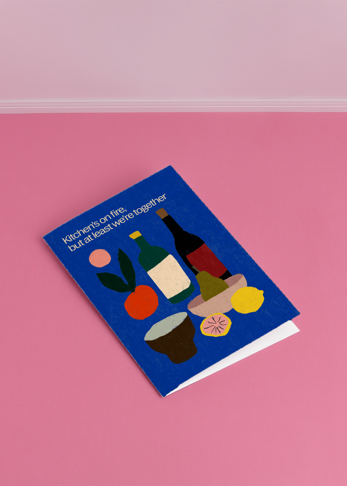 Kitchen Chaos Love Card mockup 1