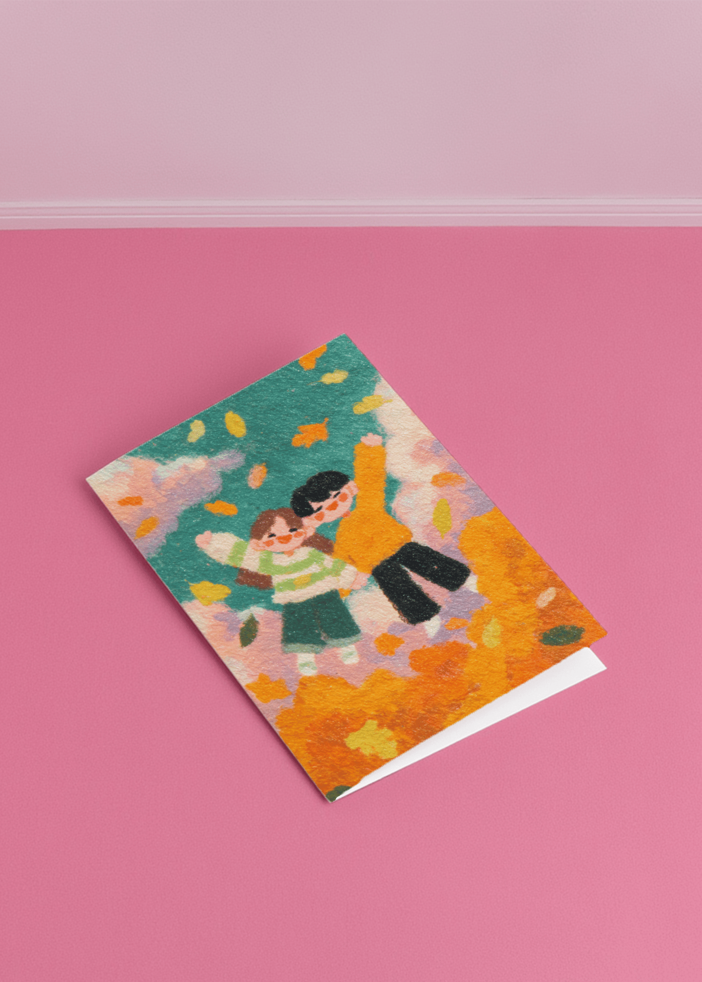 Autumn Adventure Friends Card mockup 1
