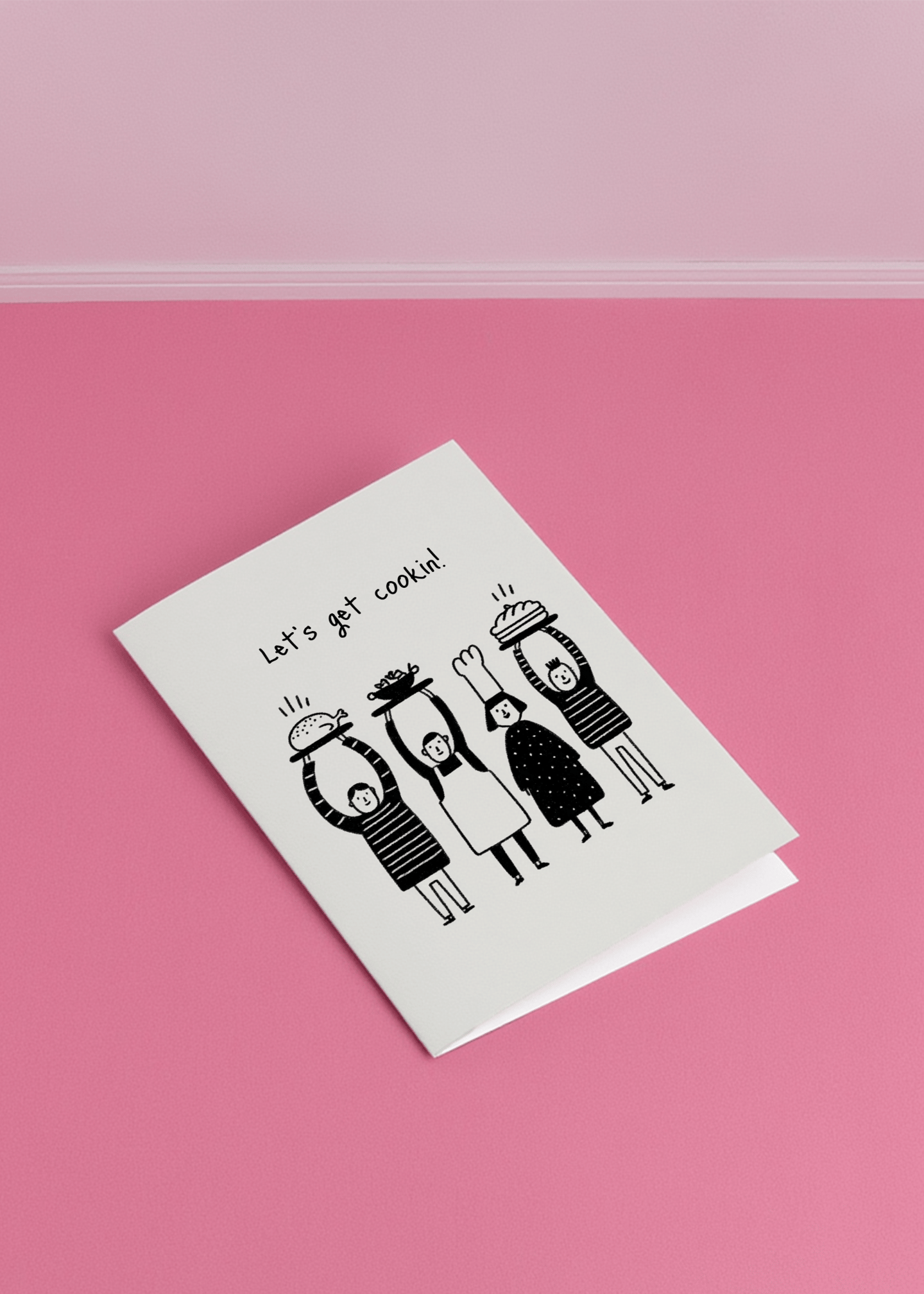 Let's Get Cookin' Fun Card mockup 1