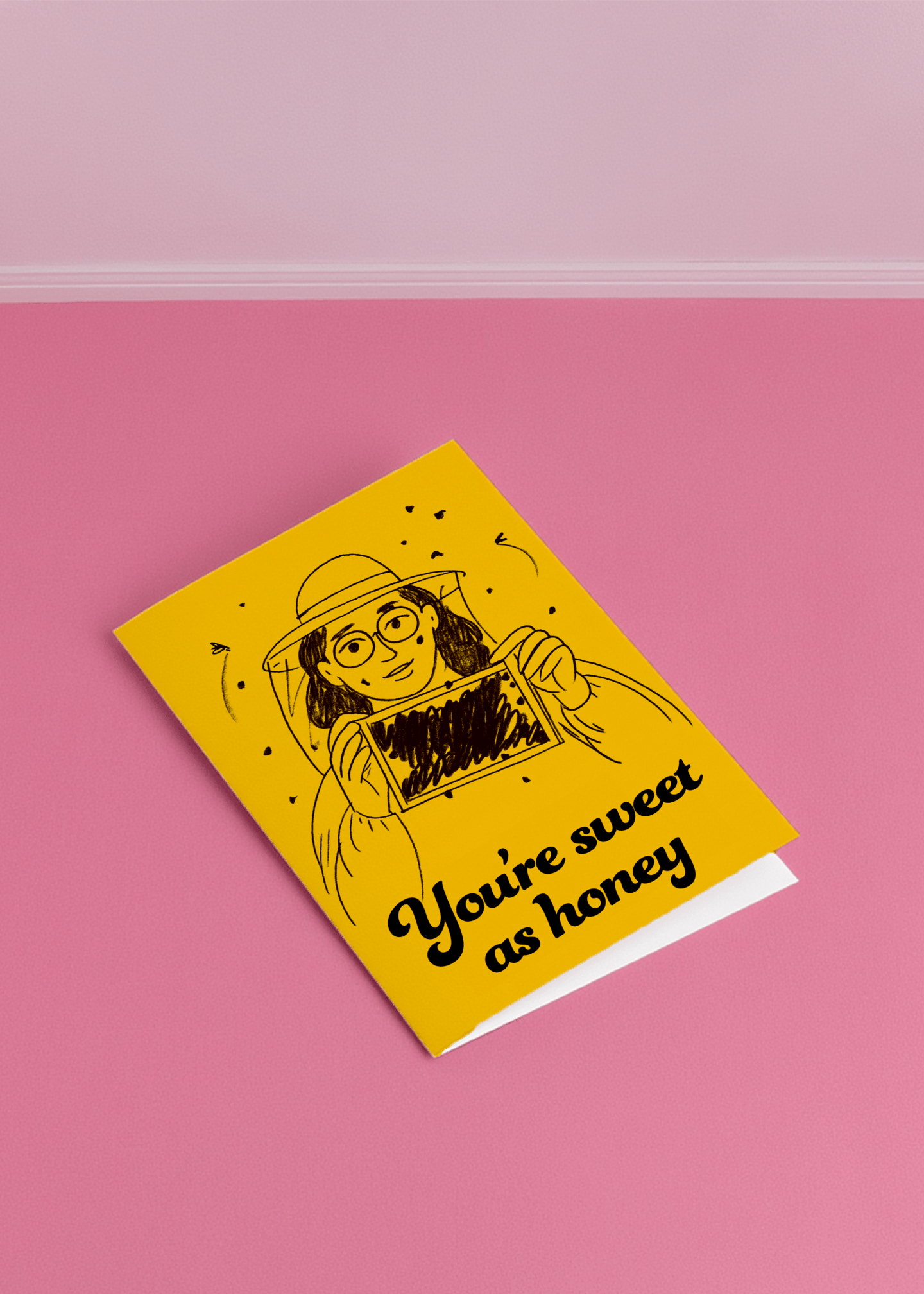 Sweet as Honey Card mockup 1
