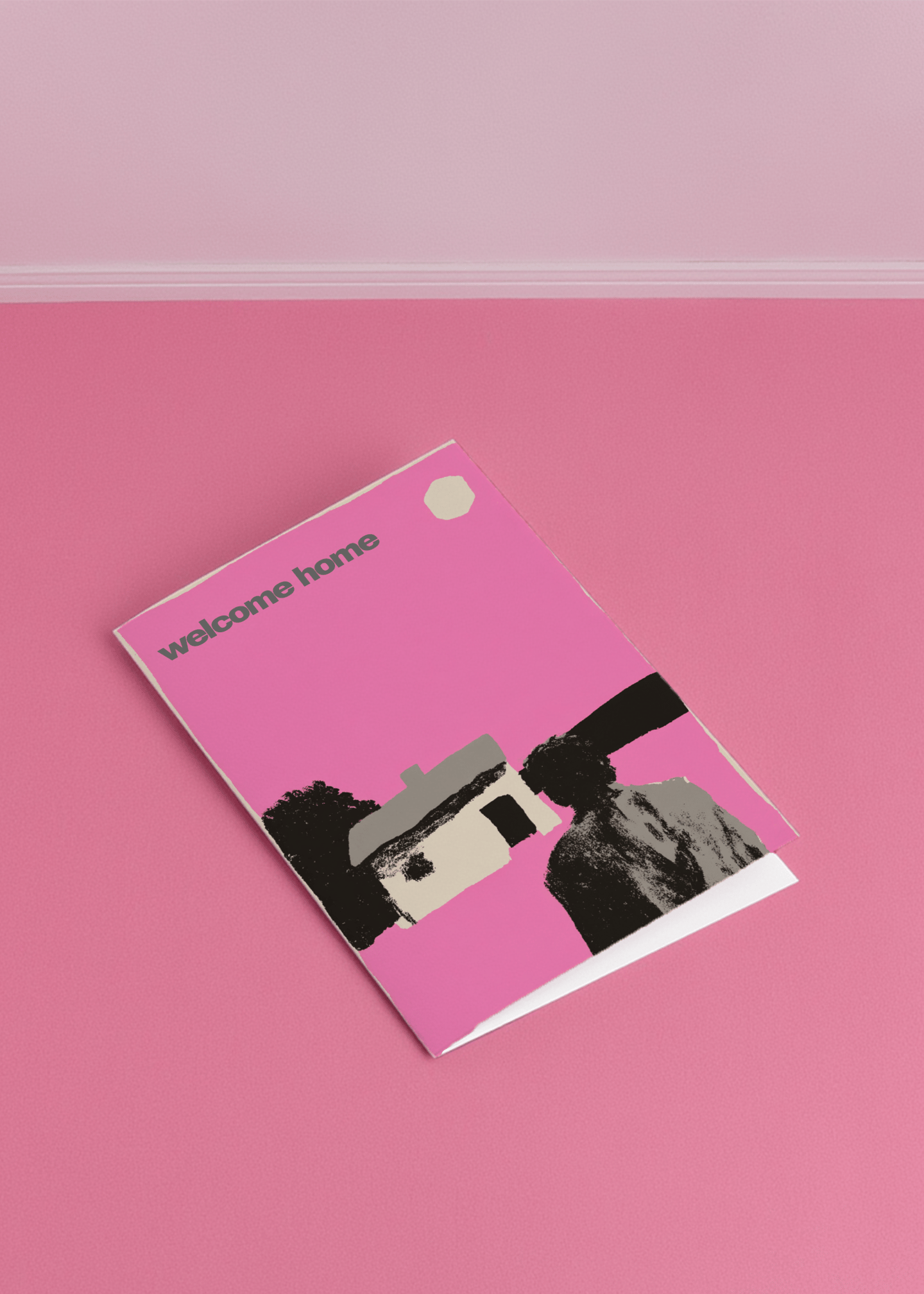 Welcome Home Greeting Card mockup 1