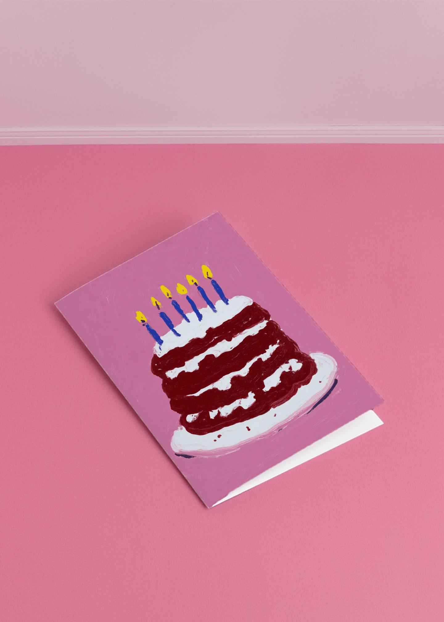 Festive Cake Birthday Greeting mockup 1