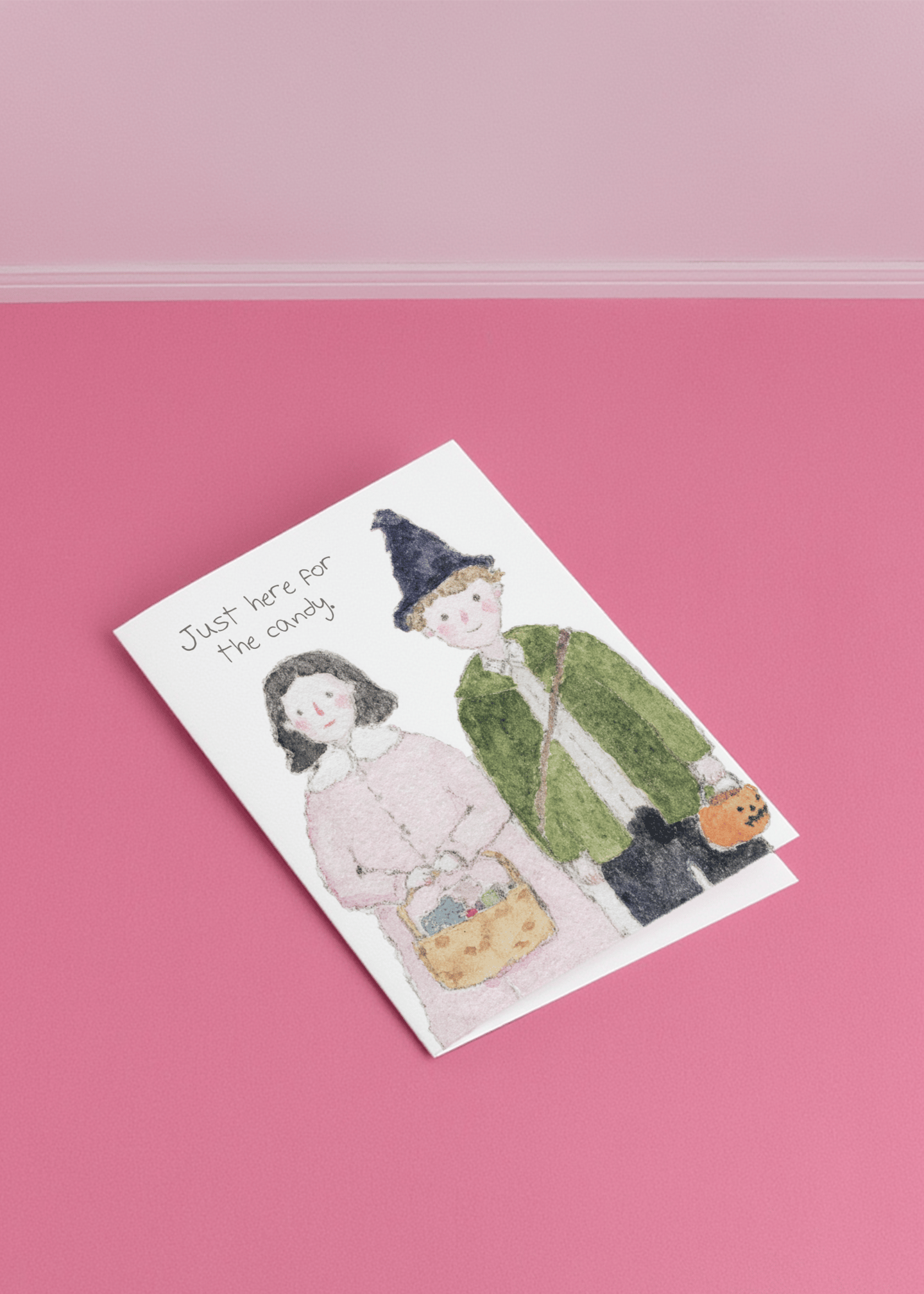Sweet Tooth Halloween Card mockup 1