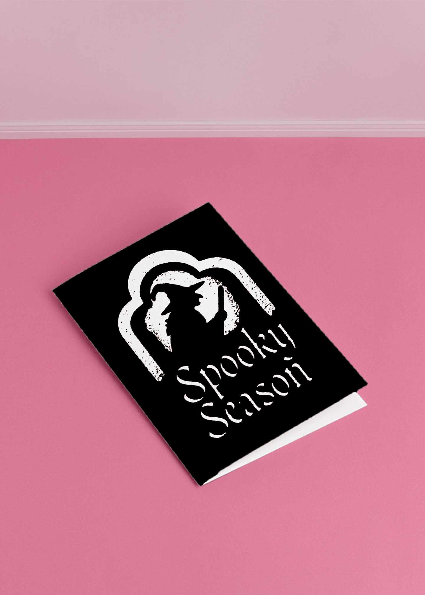 Spooky Season Witch Card mockup 1