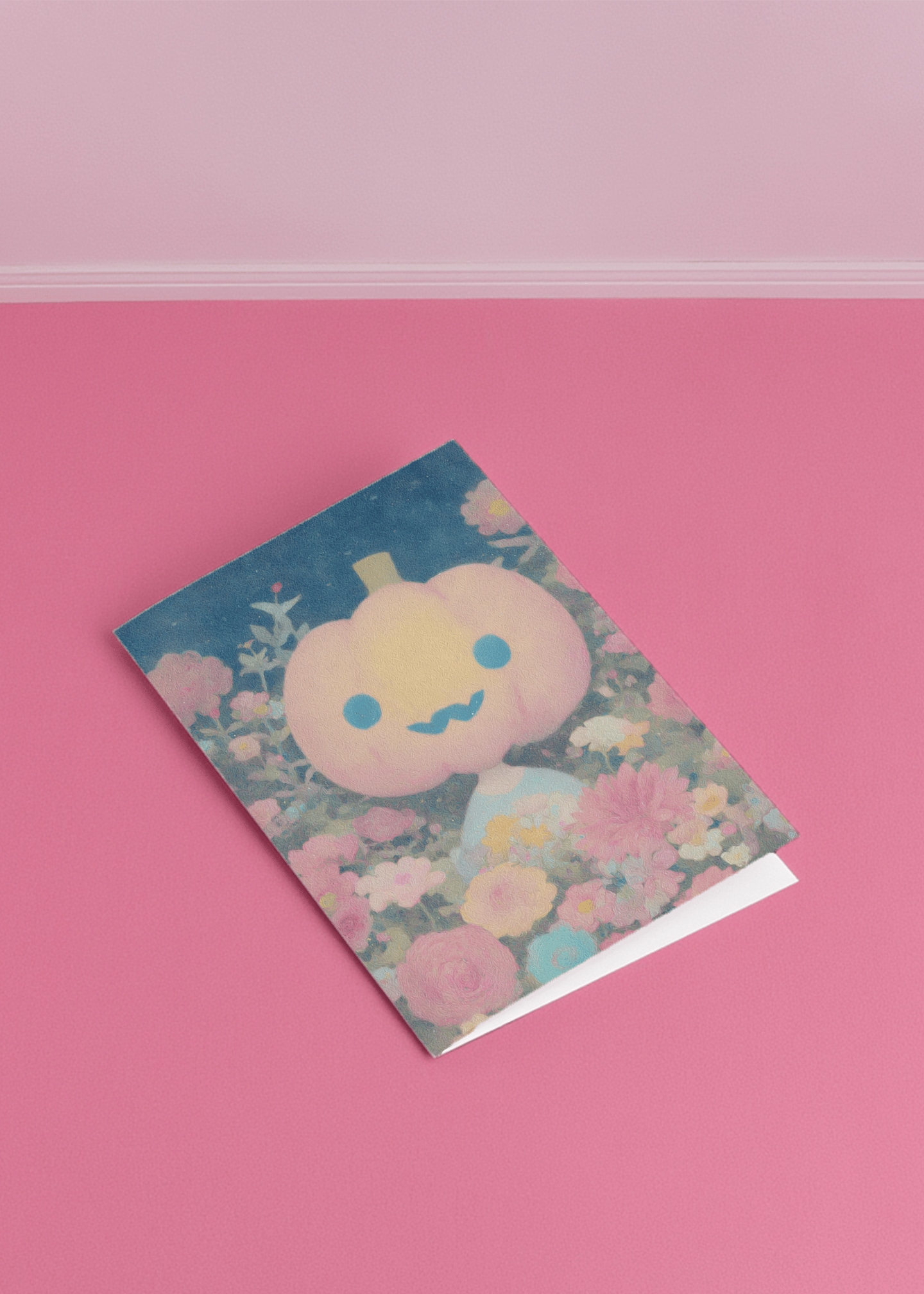 Pumpkin Delight Among Blossoms mockup 1