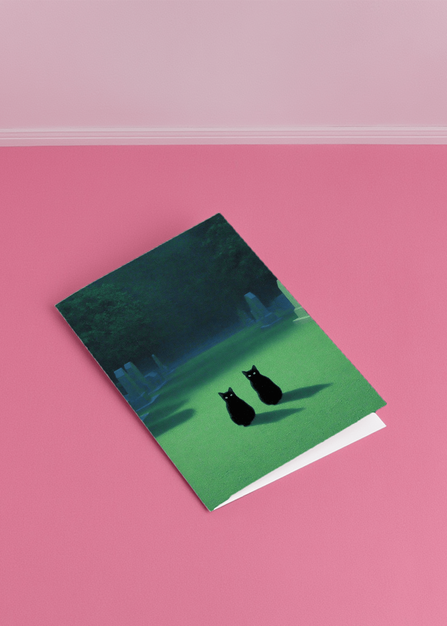 Mystical Black Cats mockup 1
