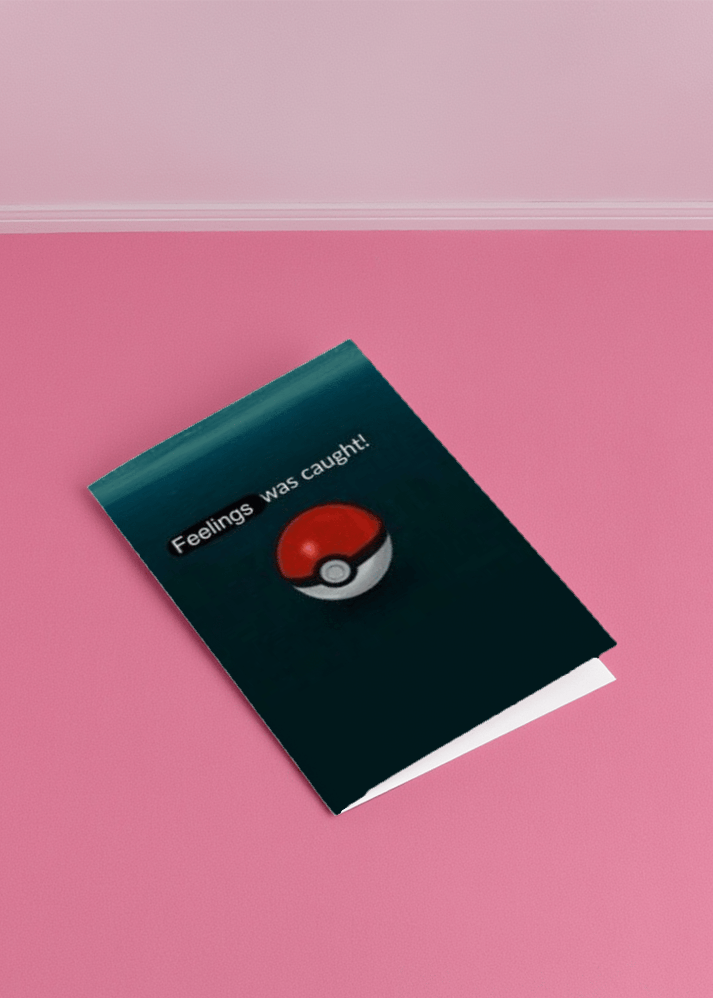 Caught Feelings Card mockup 1