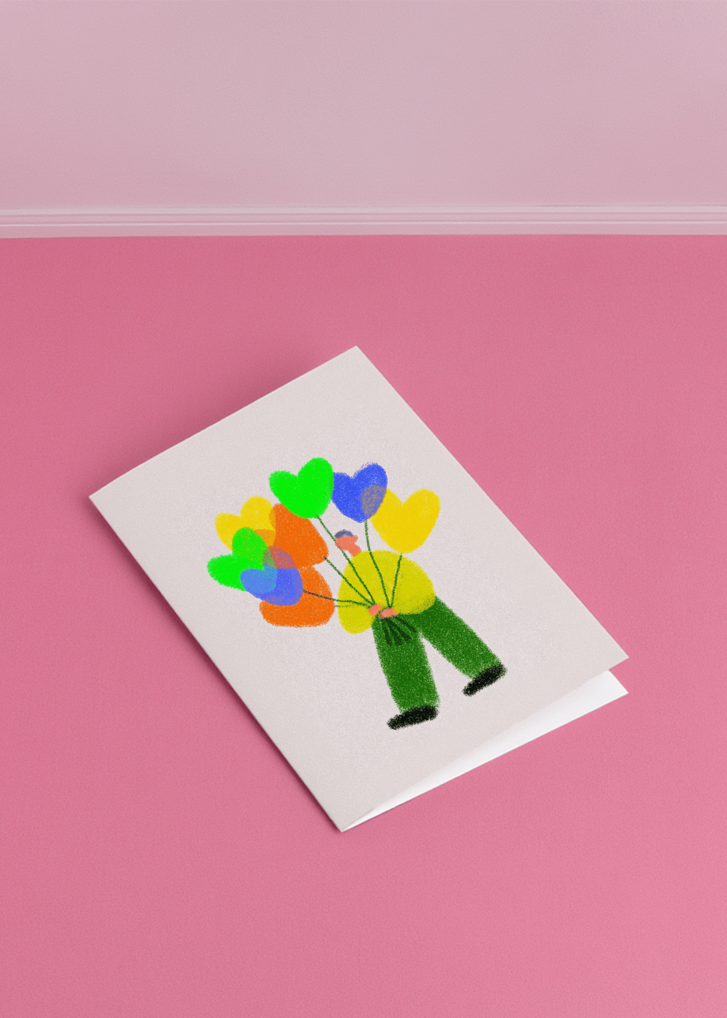 Vibrant Heart Balloon Surprise mockup 1